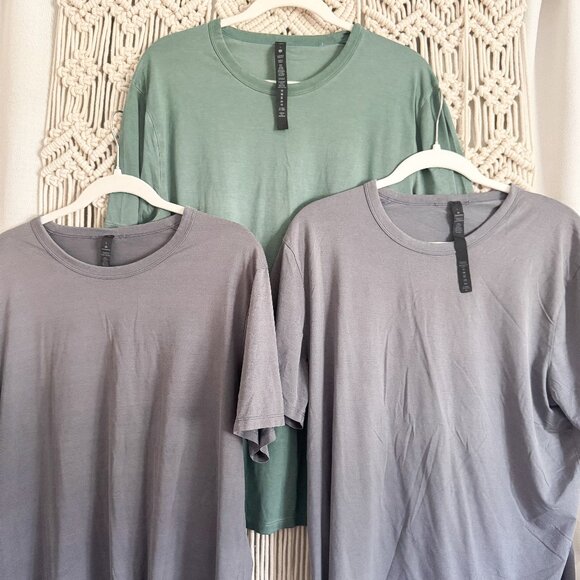 lululemon athletica Green and Gray Short Sleeve Tees - Picture 1 of 5